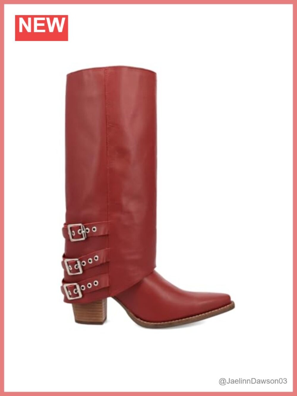 Leather Pull-On Western Boot with Cushion Comfort Insole, Snip Toe